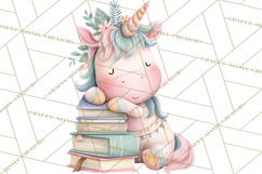 Unicorns Clipart, Fantasy Nursery Art PNG Product Image 4