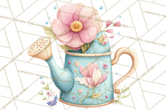 Unicorns Clipart, Fantasy Nursery Art PNG Product Image 3