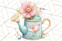 Unicorns Clipart, Fantasy Nursery Art PNG Product Image 3