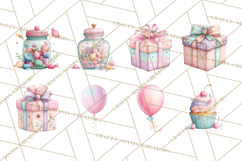 Unicorns Clipart, Fantasy Nursery Art PNG Product Image 8