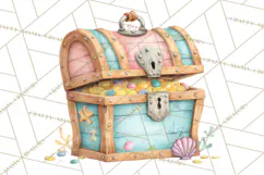 Unicorns Clipart, Fantasy Nursery Art PNG Product Image 4
