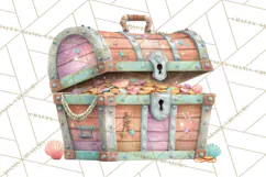 Unicorns Clipart, Fantasy Nursery Art PNG Product Image 5