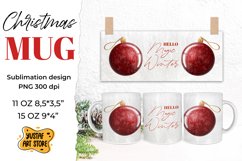 Cozy Christmas sublimation mug bundle. 6 design 11 oz,15 oz Product Image 3