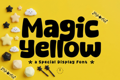 Magic Yellow - Cozy &amp; Display Font Product Image 1
