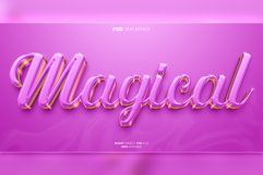 Magical 3D editable text effect Product Image 1