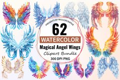 Magical Angel Wings Clipart Bundle Product Image 1
