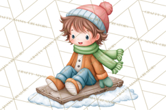 Christmas Eve Clipart, Santa &amp; Elf Digital Art PNG Product Image 4