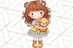 Christmas Eve Clipart, Santa & Elf Digital Art PNG Product Image 4