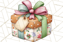 Christmas Eve Clipart, Santa &amp; Elf Digital Art PNG Product Image 2