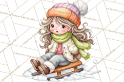 Christmas Eve Clipart, Santa &amp; Elf Digital Art PNG Product Image 4