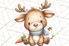 Christmas Eve Clipart, Santa &amp; Elf Digital Art PNG Product Image 5