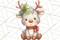 Christmas Eve Clipart, Santa &amp; Elf Digital Art PNG Product Image 2
