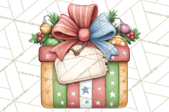 Christmas Eve Clipart, Santa &amp; Elf Digital Art PNG Product Image 3