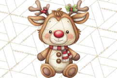 Christmas Eve Clipart, Santa &amp; Elf Digital Art PNG Product Image 4