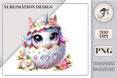 Discover this whimsical cute unicorn clipart nestled in a beautifully decorated egg, perfect for adding magic to your designs. Ideal for greeting cards, invitations, and more. High-resolution PNG with transparent background. Download now!