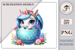 Discover this whimsical cute unicorn clipart nestled in a beautifully decorated egg, perfect for adding magic to your designs. Ideal for greeting cards, invitations, and more. High-resolution PNG with transparent background. Download now!