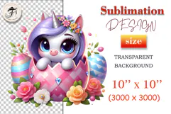 Discover this whimsical cute unicorn clipart nestled in a beautifully decorated egg, perfect for adding magic to your designs. Ideal for greeting cards, invitations, and more. High-resolution PNG with transparent background. Download now!