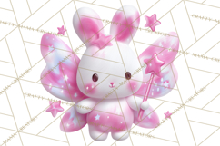 Magical Fantasy Animal Clipart PNG Cute Kawaii Product Image 4