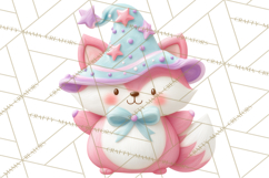 Magical Fantasy Animal Clipart PNG Cute Kawaii Product Image 5