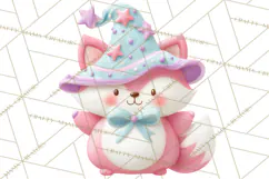 Magical Fantasy Animal Clipart PNG Cute Kawaii Product Image 5