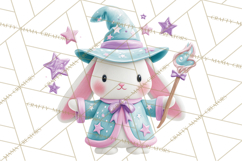Magical Fantasy Animal Clipart PNG Cute Kawaii Product Image 5