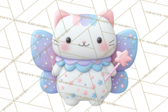 Magical Fantasy Animal Clipart PNG Cute Kawaii Product Image 2