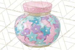 Magical Fantasy Animal Clipart PNG Cute Kawaii Product Image 4