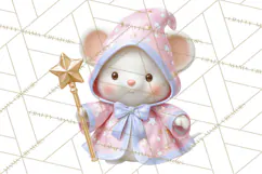 Magical Fantasy Animal Clipart PNG Cute Kawaii Product Image 4