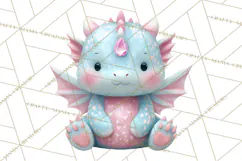 Magical Fantasy Animal Clipart PNG Cute Kawaii Product Image 2