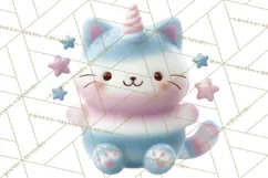 Magical Fantasy Animal Clipart PNG Cute Kawaii Product Image 2