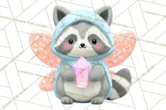Magical Fantasy Animal Clipart PNG Cute Kawaii Product Image 3