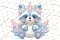 Magical Fantasy Animal Clipart PNG Cute Kawaii Product Image 4