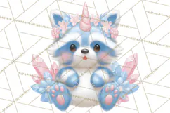 Magical Fantasy Animal Clipart PNG Cute Kawaii Product Image 4