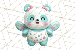 Magical Fantasy Animal Clipart PNG Cute Kawaii Product Image 3