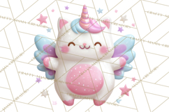 Magical Fantasy Animal Clipart PNG Cute Kawaii Product Image 5