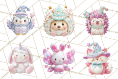 Magical Fantasy Animal Clipart PNG Cute Kawaii Product Image 7