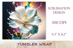 Transform your everyday routine with our enchanting sublimation tumbler wrap featuring a realistic fantasy flower. Perfect for fantasy enthusiasts and art lovers alike, it's more than just a tumbler wrap—it's a work of art.
