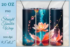 Transform your everyday routine with our enchanting sublimation tumbler wrap featuring a realistic fantasy flower. Perfect for fantasy enthusiasts and art lovers alike, it's more than just a tumbler wrap—it's a work of art.