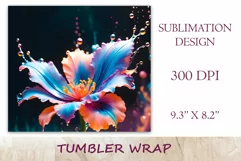 Transform your everyday routine with our enchanting sublimation tumbler wrap featuring a realistic fantasy flower. Perfect for fantasy enthusiasts and art lovers alike, it's more than just a tumbler wrap—it's a work of art.