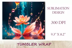 Transform your everyday routine with our enchanting sublimation tumbler wrap featuring a realistic fantasy flower. Perfect for fantasy enthusiasts and art lovers alike, it's more than just a tumbler wrap—it's a work of art.