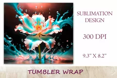 Transform your everyday routine with our enchanting sublimation tumbler wrap featuring a realistic fantasy flower. Perfect for fantasy enthusiasts and art lovers alike, it's more than just a tumbler wrap—it's a work of art.