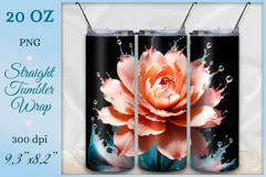 Transform your everyday routine with our enchanting sublimation tumbler wrap featuring a realistic fantasy flower. Perfect for fantasy enthusiasts and art lovers alike, it's more than just a tumbler wrap—it's a work of art.