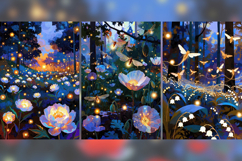 13 Magical flowers in forest fantasy art Product Image 3