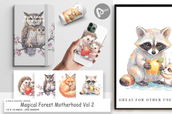 Magical Forest Motherhood Digital Paper Product Image 1