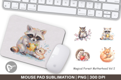 Magical Forest Motherhood Mouse Pad Product Image 1