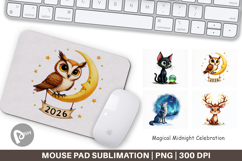Magical Midnight Celebration Mouse Pad Product Image 1