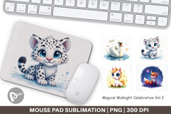 Magical Midnight Celebration Mouse Pad Product Image 1