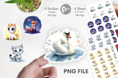 Magical Midnight Celebration Sticker Product Image 1