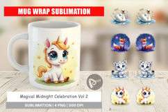 Magical Midnight Celebration Mug Wrap Product Image 1