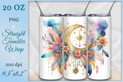 Transform your tumbler into a mystical wonderland with this enchanting sublimation design featuring a magical boho moon. Dive into a world of fantasy and inspiration with every sip. Let your imagination soar.